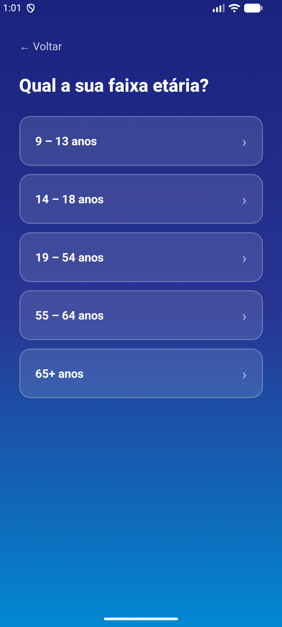 Age range