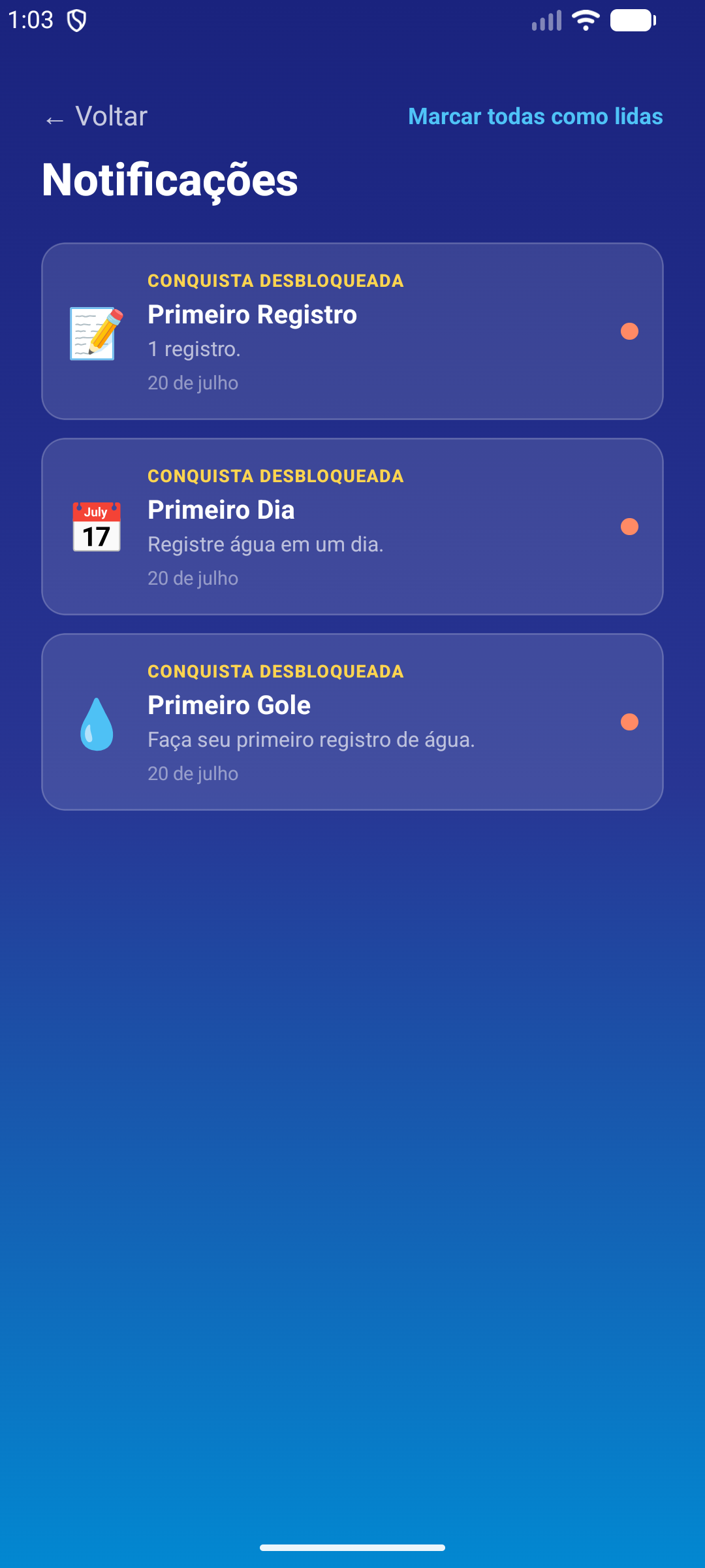 Notification center