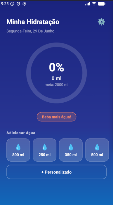 Home screen